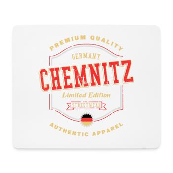 Chemnitz Germany City Font Vintage Retro - Mouse Pad (horizontal) - white - Front