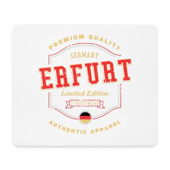 Erfurt Deutschland Stadt Schrift Vintage Retro - Mousepad (Querformat) - Weiß - Vorne