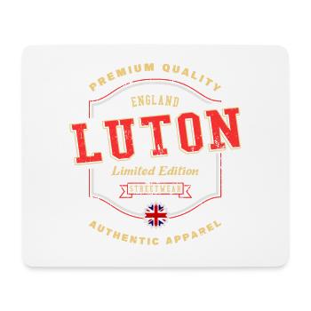 Luton Angleterre UK City Font Vintage Rétro - Tapis de souris (format paysage) - blanc - Devant