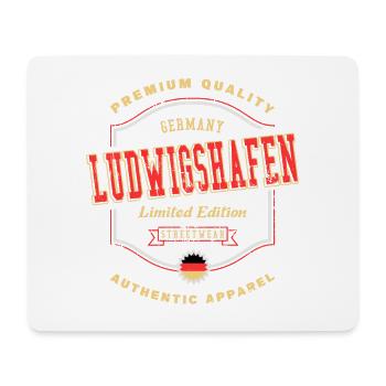Ludwigshafen Germany City Vintage Retro - Mouse Pad (horizontal) - white - Front