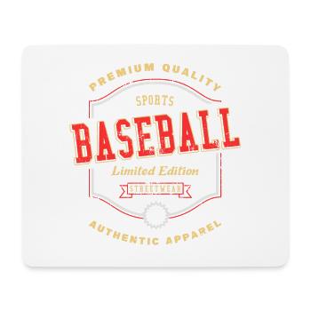 Baseball Sport Schrift Vintage Retro Home Run - Mousepad (Querformat) - Weiß - Vorne