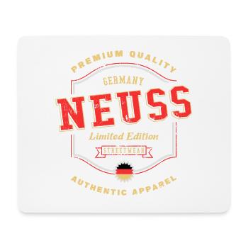 Neuss Allemagne City Font Vintage Rétro - Tapis de souris (format paysage) - blanc - Devant
