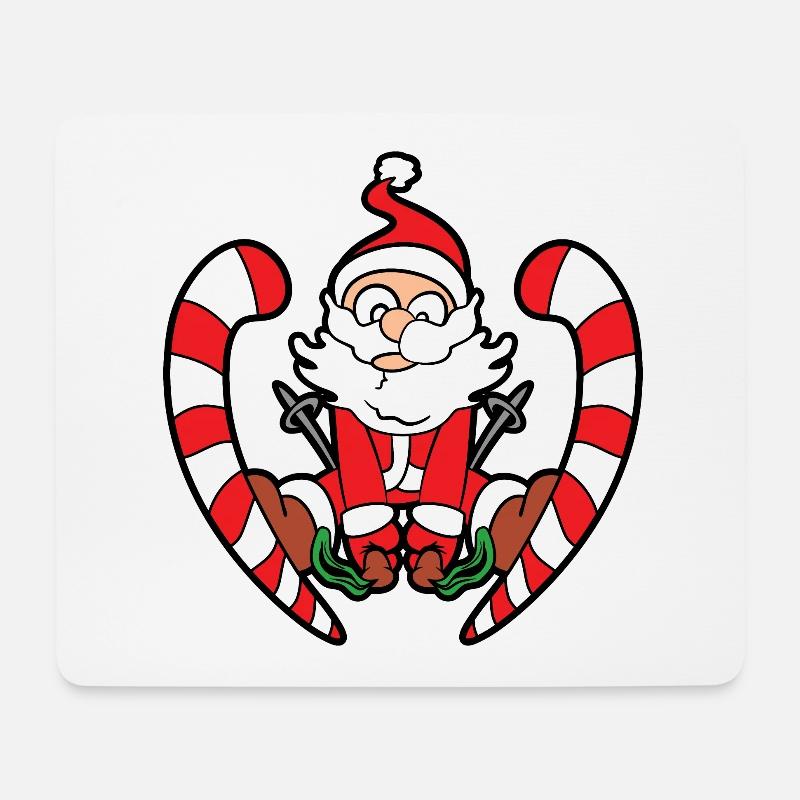 Weihnachtsmann - Mousepad (Querformat) - Weiß