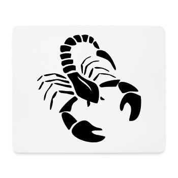 Scorpion - Tapis de souris (format paysage) - blanc - Devant