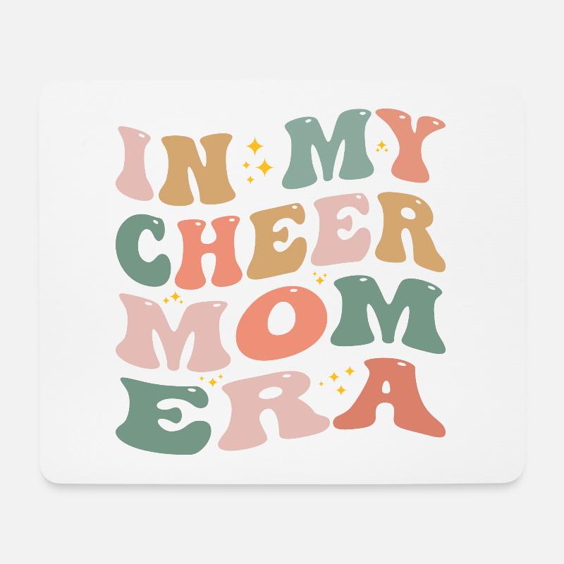 In meiner Cheer-Mom-Ära - Mousepad (Querformat) - Weiß