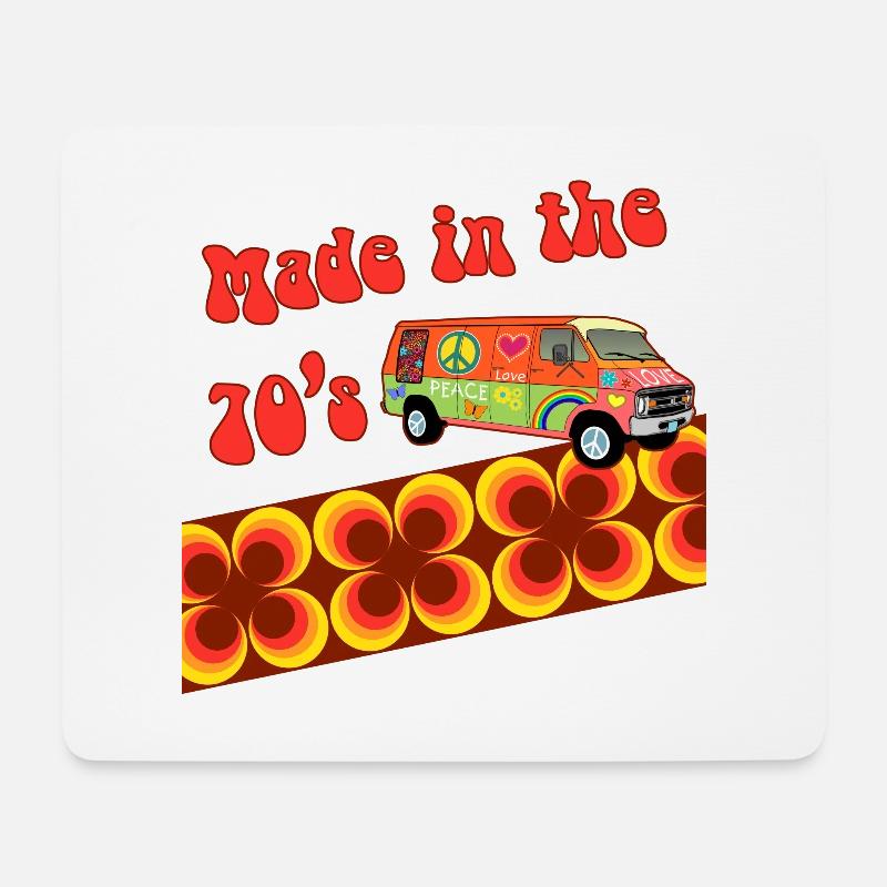 made in the 70s - Mouse Pad (horizontal) - white