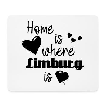 Zuhause in Limburg - Home is where Limburg is - Mousepad (Querformat) - Weiß - Vorne