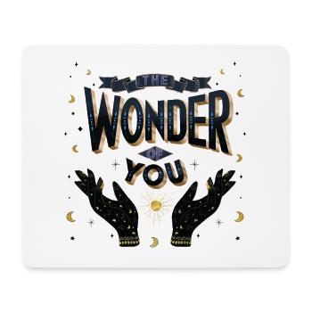 Du bist ein Wunder - Mousepad (Querformat) - Weiß - Vorne