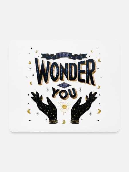 Du bist ein Wunder - Mousepad (Querformat) - Weiß