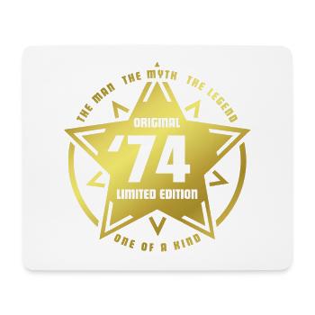 Birthday Star Original 1974 - '74 Limited Edition - Mouse Pad (horizontal) - white - Front