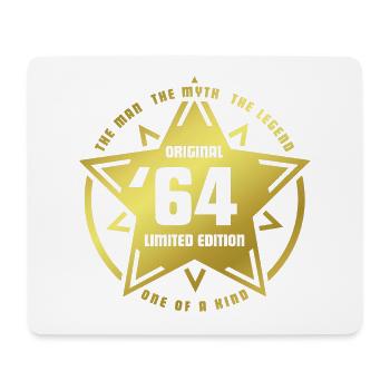 Birthday Star Original 1964 - '64 Limited Edition - Tapis de souris (format paysage) - blanc - Devant