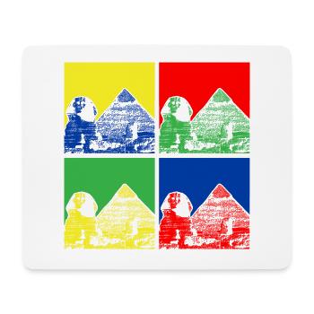 Sphinx Pyramiden Aegypten - Mousepad (Querformat) - Weiß - Vorne