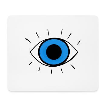 Auge, Schutz Symbol, Amulett, Weisheit & Stärke - Mousepad (Querformat) - Weiß - Vorne