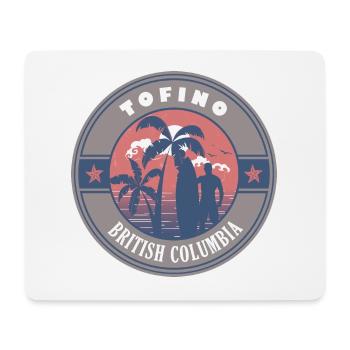 Tofino British Columbia Kanada Sommer Surf Design - Mousepad (Querformat) - Weiß - Vorne