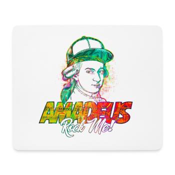 Amadeus Rock Me | Wolfgang Amadeus Mozart Classical - Mouse Pad (horizontal) - white - Front