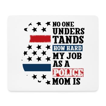 Polizei Polizist Polizeibeamte - Mousepad (Querformat) - Weiß - Vorne