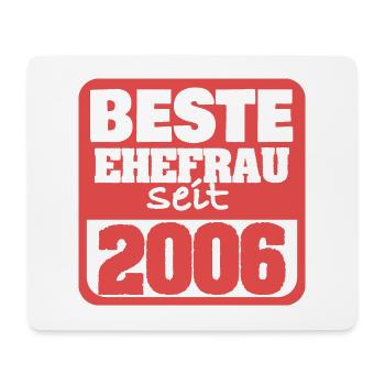 Ehe 2006 - Mousepad (Querformat) - Weiß - Vorne