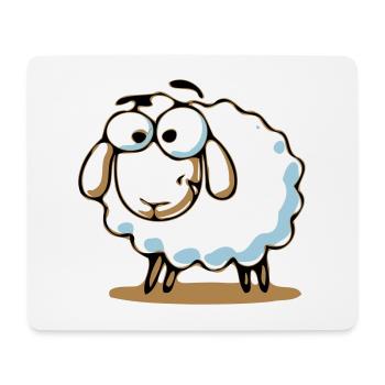Sheep - Mouse Pad (horizontal) - white - Front