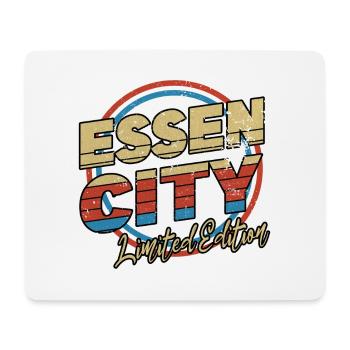 Essen Germany City Font 80s Style - Mouse Pad (horizontal) - white - Front