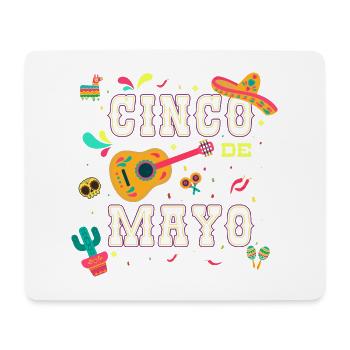 Cinco De Mayo Mexican Fiesta 5 De Mayo - Mousepad (Querformat) - Weiß - Vorne