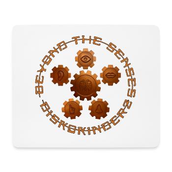 Jenseits der Sinne - Mousepad (Querformat) - Weiß - Vorne