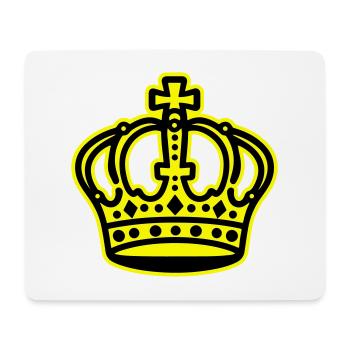Krone Logo - Mouse Pad (horizontal) - white - Front