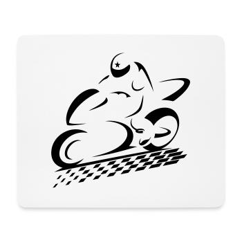 SPEED BIKE - Tapis de souris (format paysage) - blanc - Devant