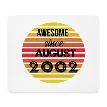 Awesome since august 2002 - Tapis de souris (format paysage) - blanc - Devant
