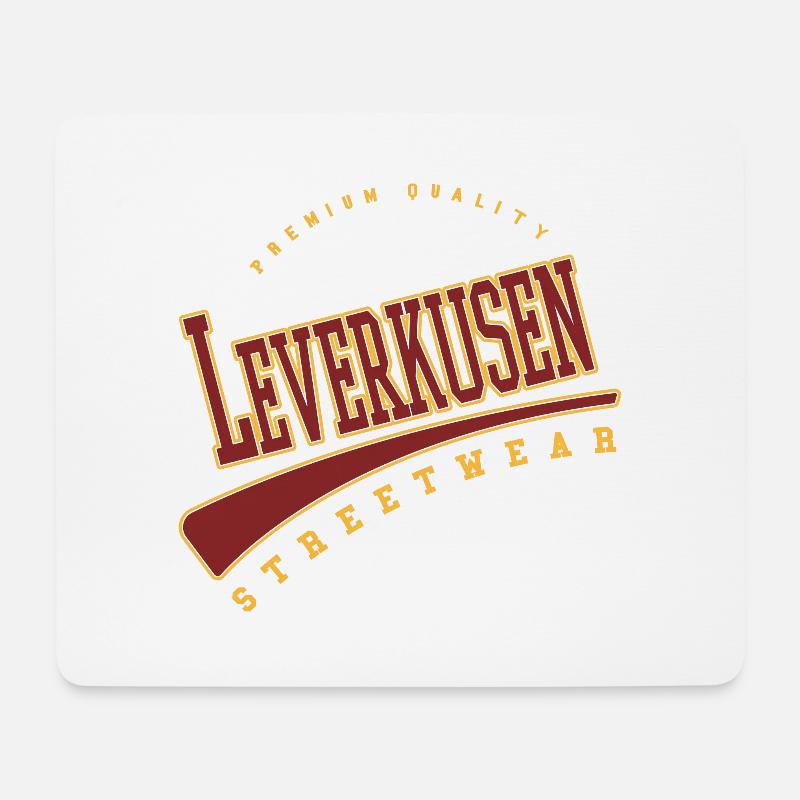 Leverkusen Deutschland College High School Style - Mousepad (Querformat) - Weiß