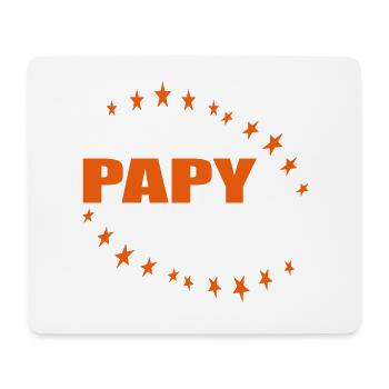 Meilleur Papy Du Monde - Tapis de souris (format paysage) - blanc - Devant