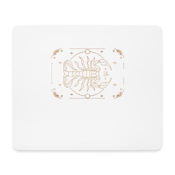 Sign of Scorpio: Constellation of the Zodiac - Mouse Pad (horizontal) - white - Front