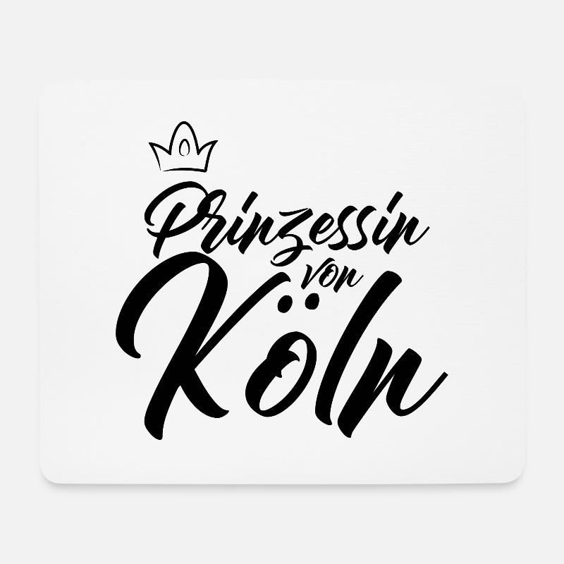 Prinzessin von Köln - Mousepad (Querformat) - Weiß