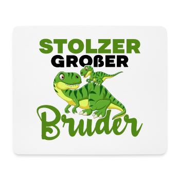 Stolzer Großer Bruder Geschwister Sohn Ankündigung - Mousepad (Querformat) - Weiß - Vorne
