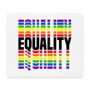 Equality Gay Pride Lgbtq Rainbow Transgender Bisex - Mousepad (Querformat) - Weiß - Vorne