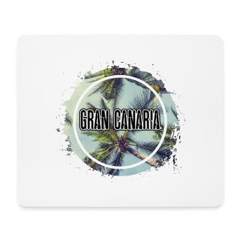 Gran Canaria Sommer Sonne Strand Meer Palmen - Mousepad (Querformat) - Weiß - Vorne