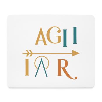 Sagittaire - Tapis de souris (format paysage) - blanc - Devant