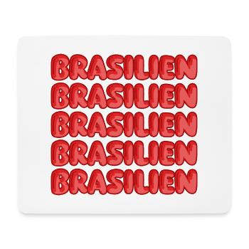 Gift for Brazil - Mouse Pad (horizontal) - white - Front