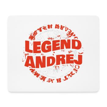 Man Andrej - Mouse Pad (horizontal) - white - Front