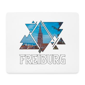 Freiburg Germany City Skyline Home Love - Mouse Pad (horizontal) - white - Front