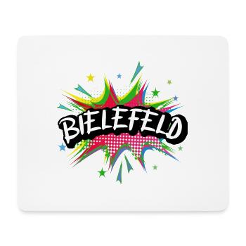 Bielefeld Germany City Pop Art Comic Art - Mouse Pad (horizontal) - white - Front