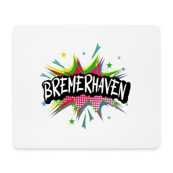 Bremerhaven Germany City Pop Art Comic Art - Mouse Pad (horizontal) - white - Front