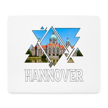 Hannover Deutschland Stadt Skyline Heimat Liebe - Mousepad (Querformat) - Weiß - Vorne