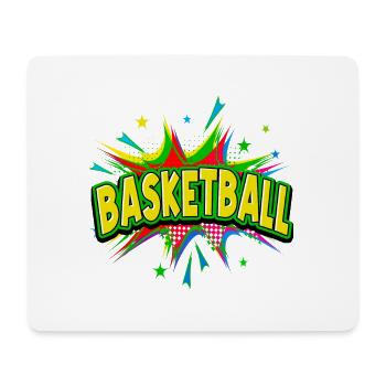 Basketball Pop Art Comic Art Basketball Players - Mouse Pad (horizontal) - white - Front