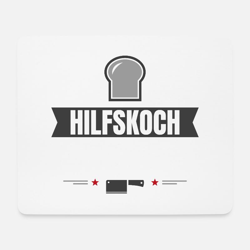 Hobbykoch - Mousepad (Querformat) - Weiß