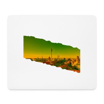 Berlin Deutschland Stadt Skyline Heimat Liebe - Mousepad (Querformat) - Weiß - Vorne