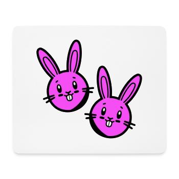 Easter Bunny Symbol Easter - Mouse Pad (horizontal) - white - Front