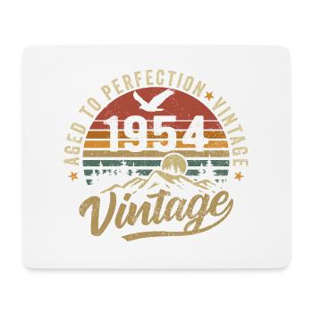 Vintage 1954 Born Legend Birthday Gift - Mouse Pad (horizontal) - white - Front