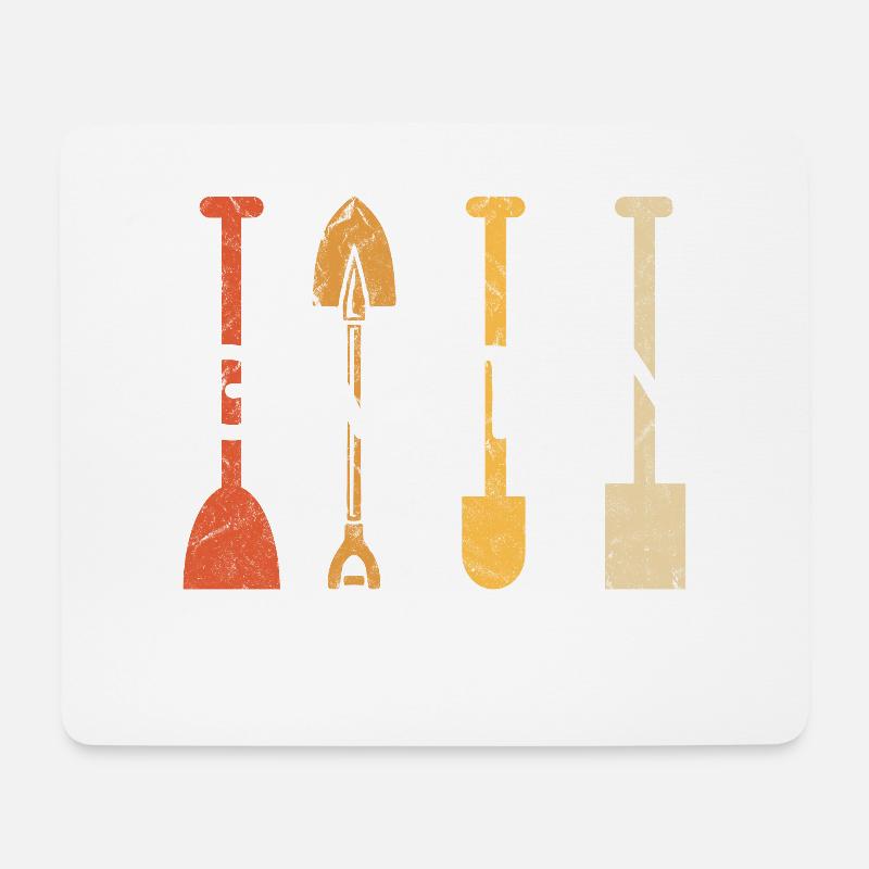 Gärtner Gartenhemd Gartenarbeit Hobbygärtner - Mousepad (Querformat) - Weiß
