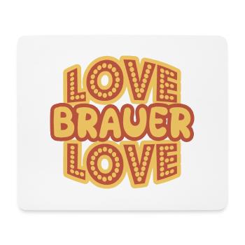 Geschenk für Brauer - Mousepad (Querformat) - Weiß - Vorne