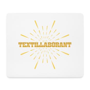 Textile laboratory assistant as a job - Mouse Pad (horizontal) - white - Front